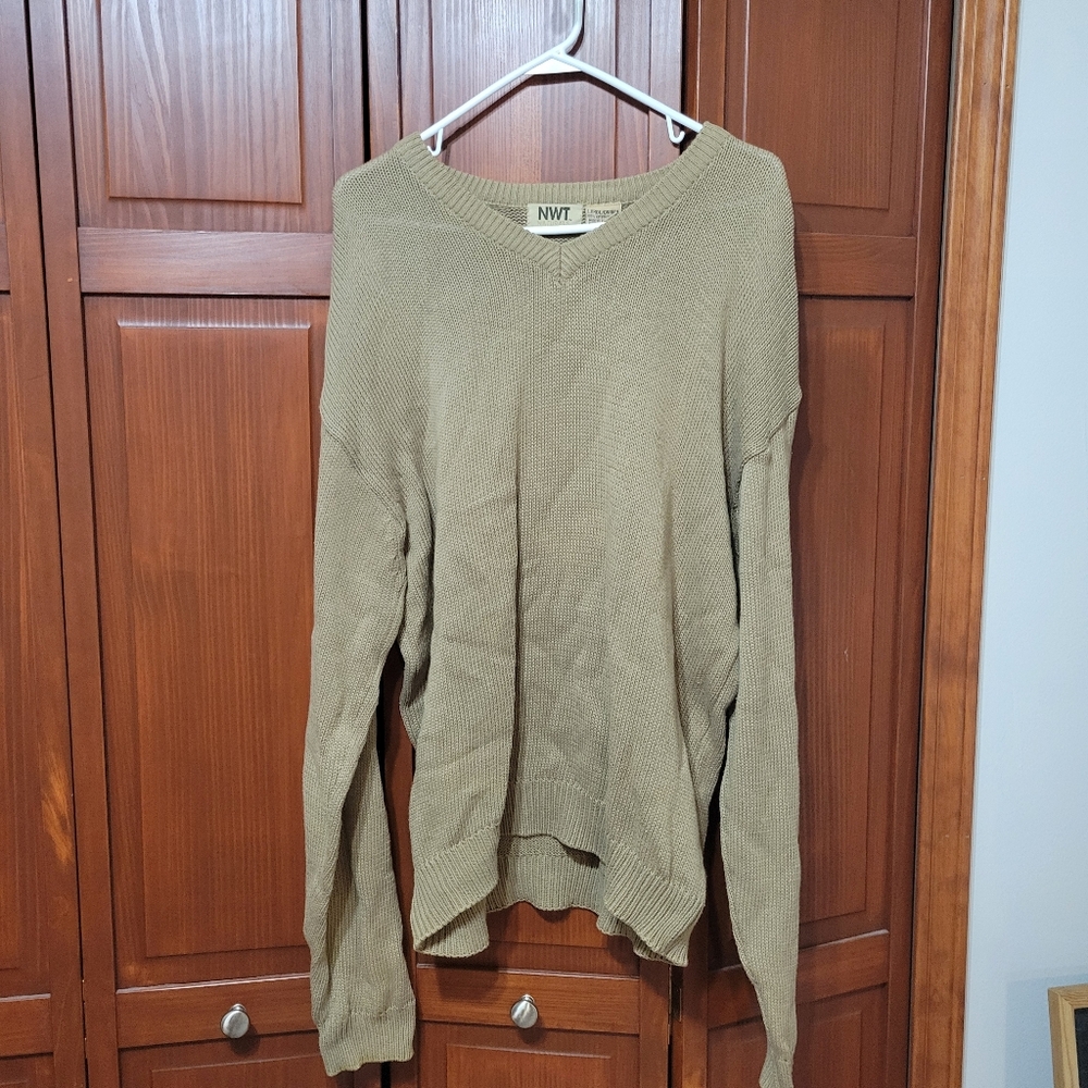 NWT Naturals Mens Brown Heavy Weight Casual Sweater | Large